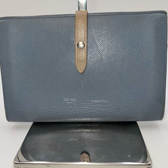 Celine Grained Calfskin Medium Multifunction Strap Wallet - Picture 2 of 12